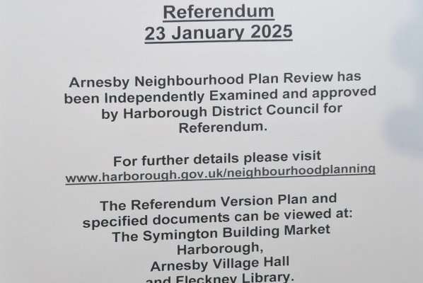 Arnesby Neighbourhood Plan Review - Referendum